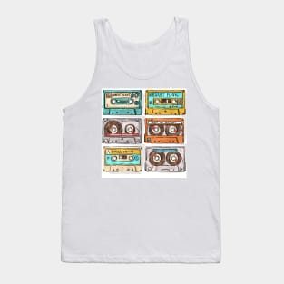 Vintage music tape cassette Tank Top